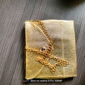 Gold Chain Clutch