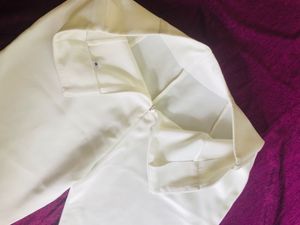 White Straight Leg Trousers