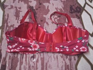 Floral Print Bra