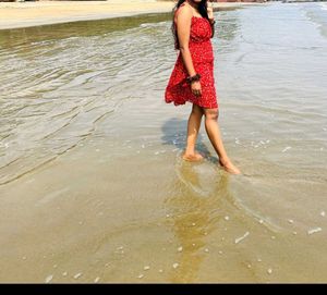 Red Floral dress