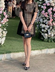 Chic Black &amp; Gold Dress