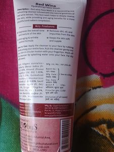Globus Red Wine Facewash