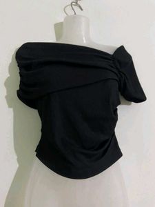 Black Off-Shoulder Top