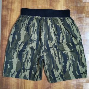 Camo Print Shorts