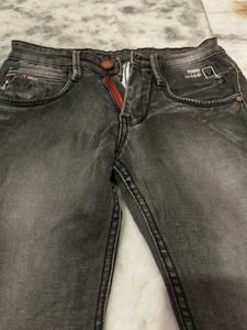 Stylish Grey Denim Jeans