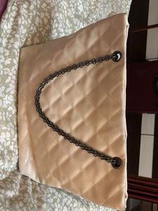 White Quilted Tote Bag