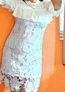White Net Dress