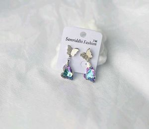 Butterfly Heart Earrings