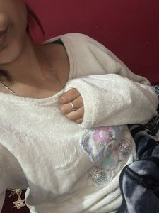 Cozy Plush Top - Bear Applique