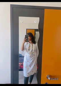 Beautiful White Kurti