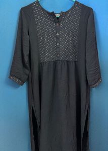 Elegant Black Kurta
