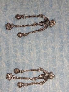 Flower Metal Chain Necklace &amp; Earring Set