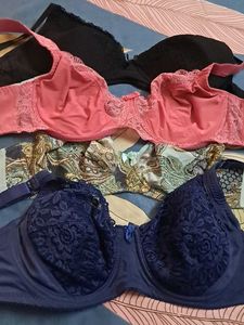 Combo  Of  Four  Imported Fabric  Esmara  Bra
