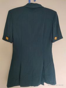 Vintage Teal Short Sleeve Blazer