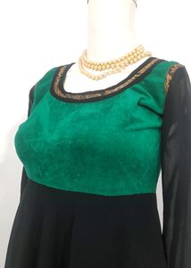 Green Churidhar