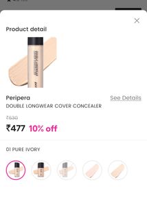 Peripera Double Longwear Cover Concealer
