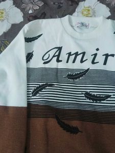 Amiri Feather Design Sweater