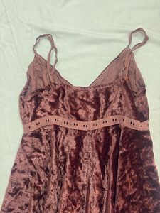 Velvet Brown Cami Top
