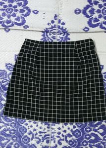 Black short skirt