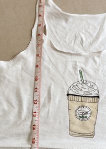 Icecream Print Oversize Crop Top