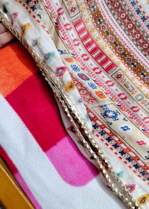 Patchwork Print Maxi Skirt