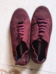 Burgundy Casual Shoes