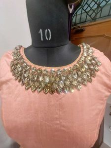 Pink Sleeveless Wedding Gown for Sale