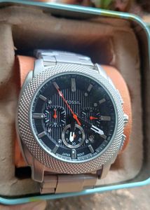 Premium Fossil Chronograph Watch – Black Dial