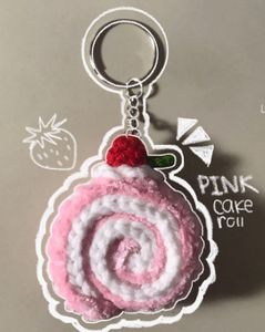 Cute Cake Keychain