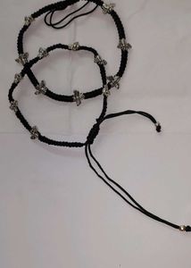 Boho Bee Anklets Set