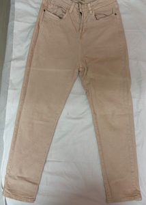 Peach Denim Jeans