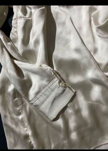 Zara Satin Wrap Dress