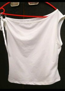 White Top with Ribbon Detail