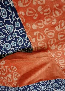 Peach Bhagalpuri Kurta