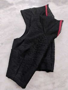Black Colour Neted blouse