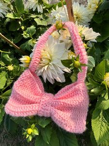 pink crochet bag 🎀