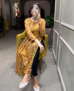 Floral Print Kurta