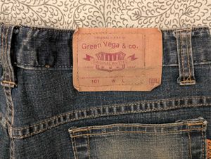 Green Vega &amp; Co. Vintage Denim Jeans