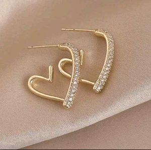 Heart Hoop Earrings