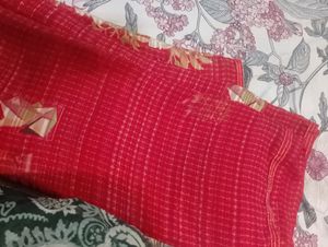 Red Saree