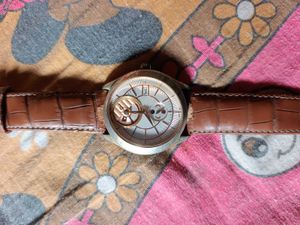 Elegant Brown Leather Strap Premium Automatic Watc