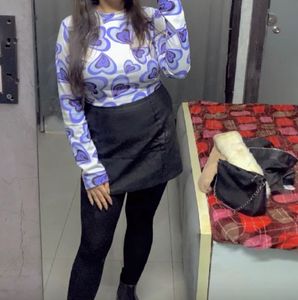 Abstract Top With Skirt