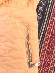 Peach Quilted Jacket