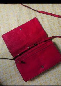 Authentic 💯 Coach Red Crossbody