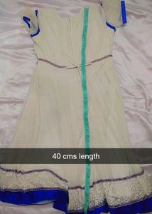 White Flared Party Wear