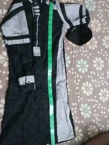 Shahrukh Khan Style Black Kurta For Boys