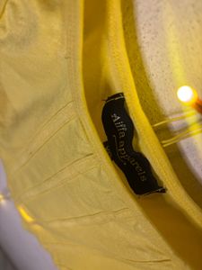 Yellow y2k coded Corset Crop Top