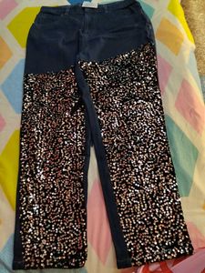Sparkly Denim Jeans