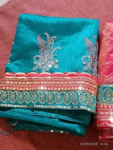 New Organza Saree 🧡