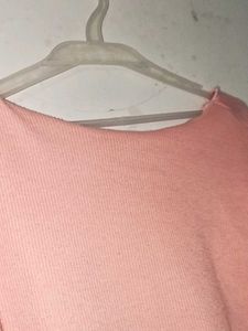 Pink Colour Crop Top For Girls . Its Very Cute 💓